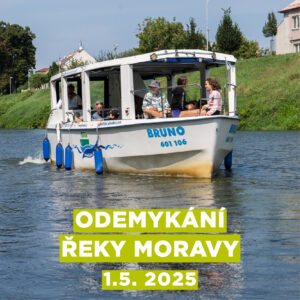 Odemykání řeky Moravy 1. května 2025