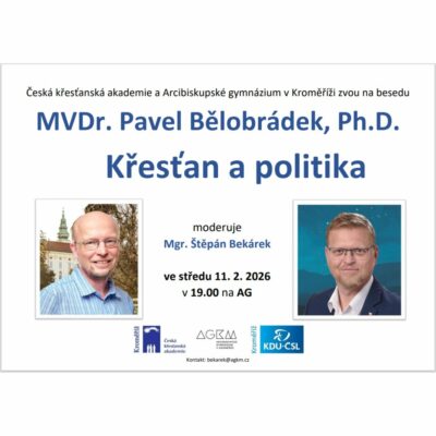 Křesťan a politika - beseda s Pavlem Bělobrádkem - 1