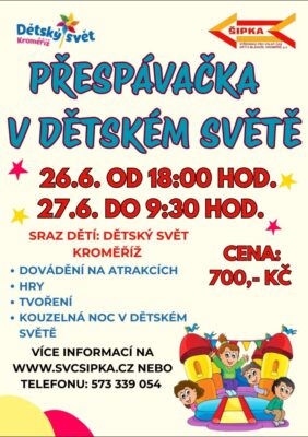 Přespávačka v Dětském světě - 1