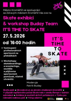 Skate exhibice & workshop Buday Team IT’S TIME TO SKATE - 1