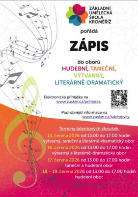 Zápis do ZUŠ Kroměříž - 1
