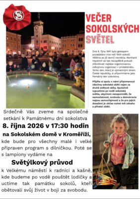 Večer sokolských světel - Světýlkový průvod - 1
